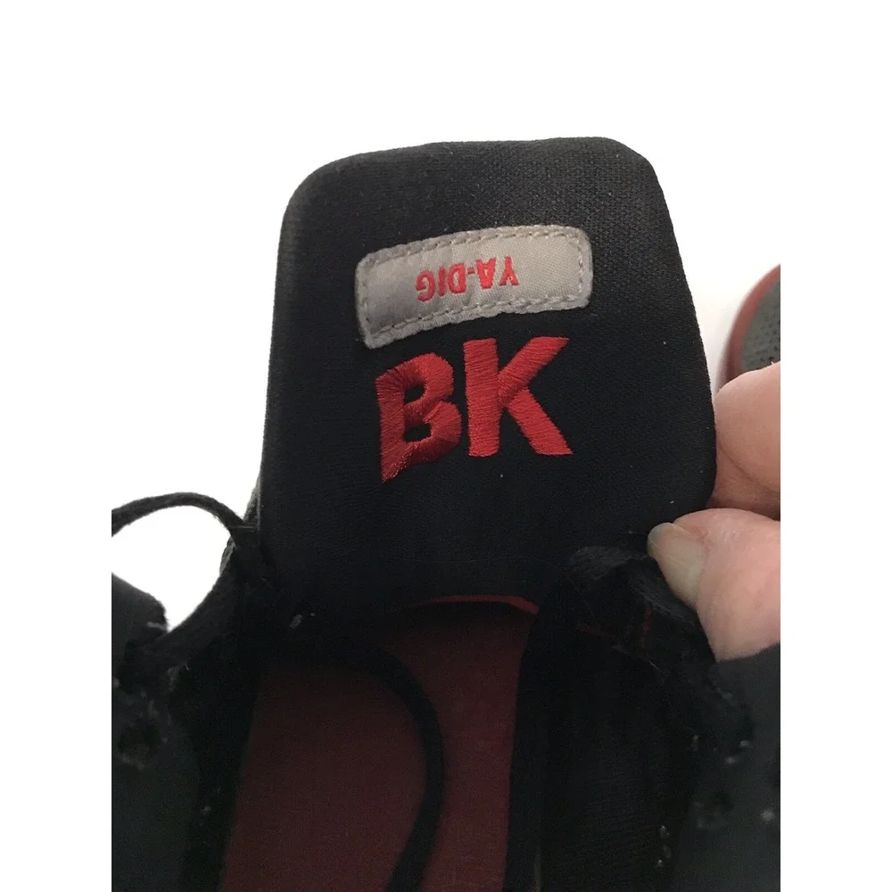 Nike Air Jordan BK high top black red and gray size 7Y‎